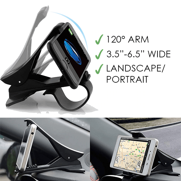 New Universal Rotatable Car Phone Clip Holder